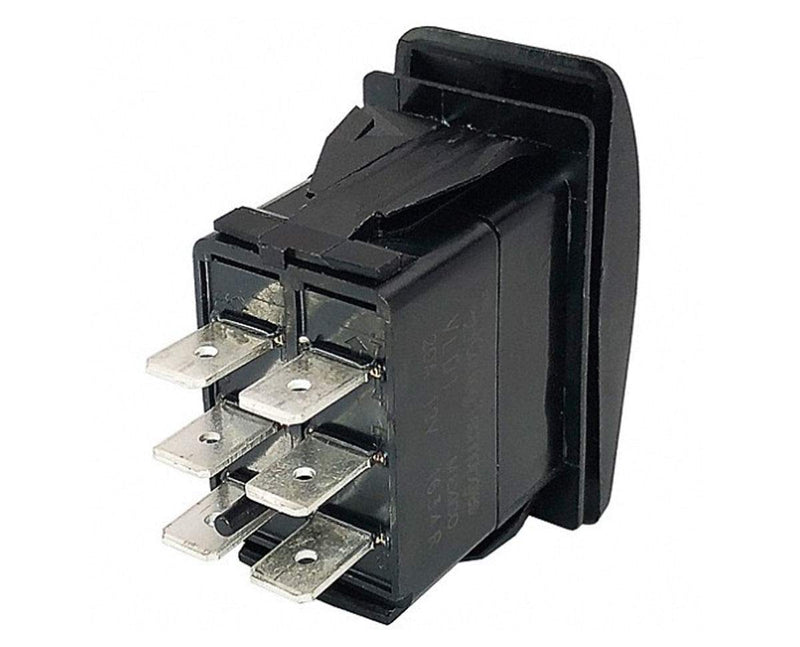 [Australia - AusPower] - CARLING TECHNOLOGIES VLD2S00B-AZC00-000 SWITCH, ROCKER, DPDT, 20A, BLACK (1 piece) 