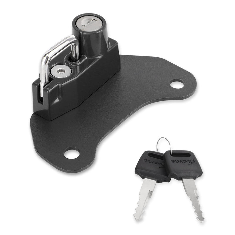 [Australia - AusPower] - Motorcycle Helmet Lock Anti-Theft Helmet Security Lock with Keys for Indian Scout/Sixty 2015-2018-Black Standard Lock Black 