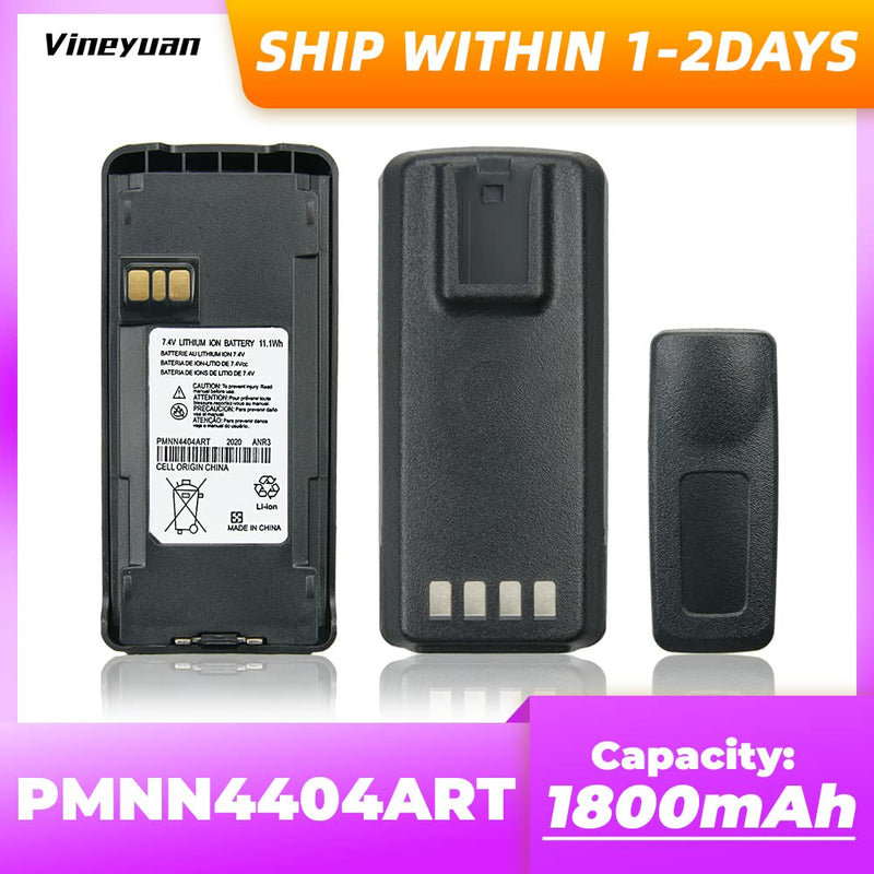 [Australia - AusPower] - PMNN4404ART Battery for Motorola CP1200 CP1300 CP1600 CP185 EP350 Two Way Radio Replacement Li-ion Battery 