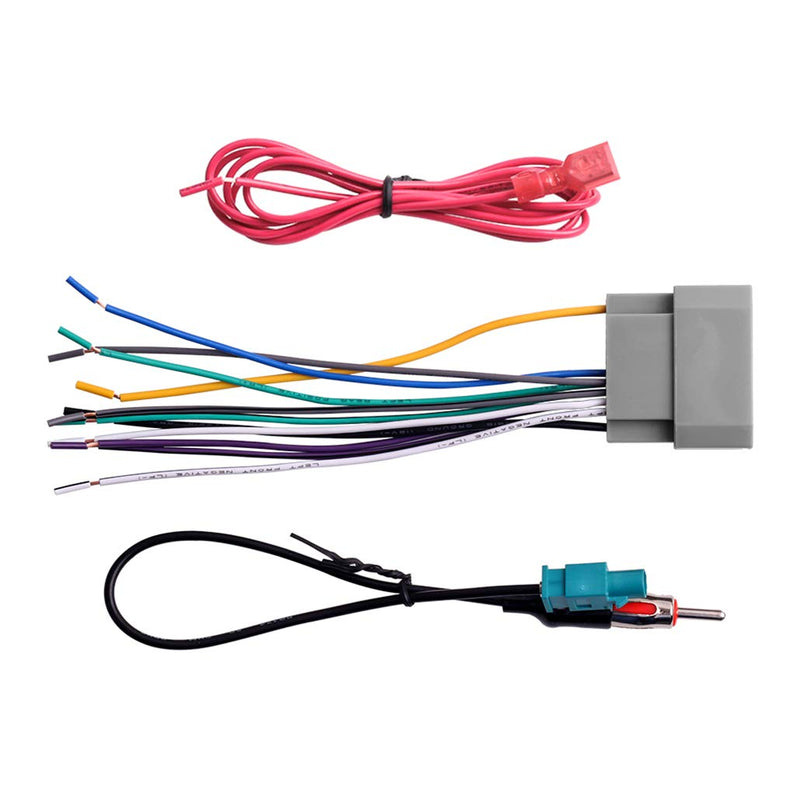[Australia - AusPower] - RDBS Aftermarket Radio Wiring Harness Adapter Fit for Some Jeep Dodge Chrysler Modles Car Stereo Wire Harness Antenna Plug 