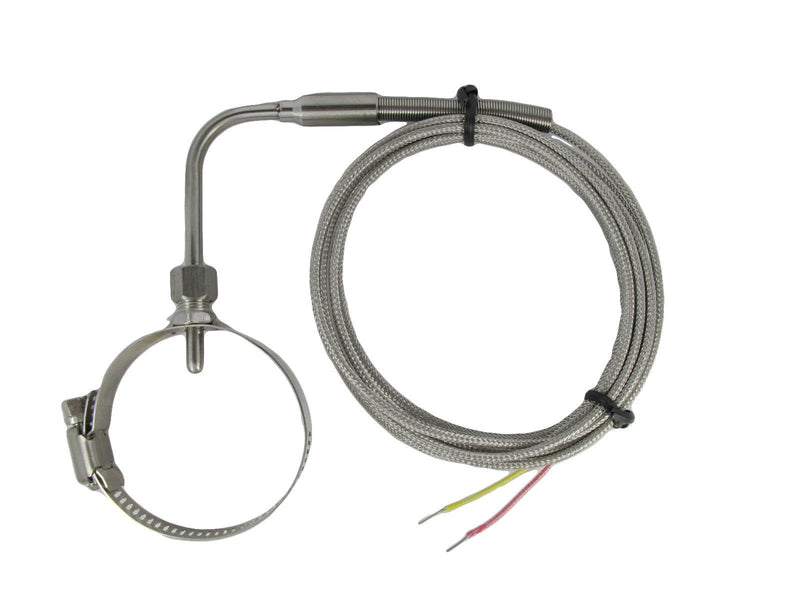 [Australia - AusPower] - Exhaust Gas Temperature Sensors K Type Adjustable Insert Length with Clamp (1~2 Inch) 