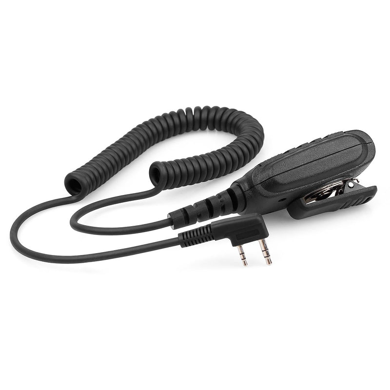 [Australia - AusPower] - Retevis Walkie Talkie Mic, Shoulder Speaker, IP54 Waterproof Microphone for BF-F8HP Baofeng UV-5R Retevis H-777 RT19 RT21 RT22 RT27 RT-5R Arcshell AR-5 Two Way Radios (2 Pack) 