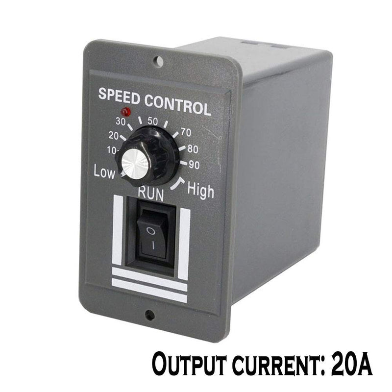 [Australia - AusPower] - DC Motor Controller X0520 20A 12V24V36V48V Motor Speed Control PWM Variable Speed Switch 