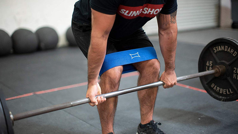 [Australia - AusPower] - Sling Shot Mark Bell Hip Circle Resistance Bands for Exercising (Level 2) Medium Blue 