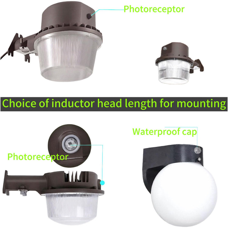 [Australia - AusPower] - AUTIDEFY 2-Pack 120VAC Light Control Sensor Switch, Outdoor Dusk to Dawn Photoelectric Light Sensor, Auto-on Off Hard-Wired Post Eye Light Control for Controlling All Kinds of LED Lamps. 