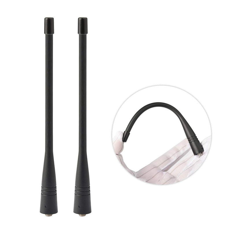 [Australia - AusPower] - Bingfu UHF 400-470MHz Two Way Radio Antenna Replacement Walkie Talkie SMA Female Antenna 2-Pack Compatiable with BaoFeng BF-888S Arcshell AR-5 AR-6 AR-7 Retevis H-777 H-777S Kenwood Two Way Radio 