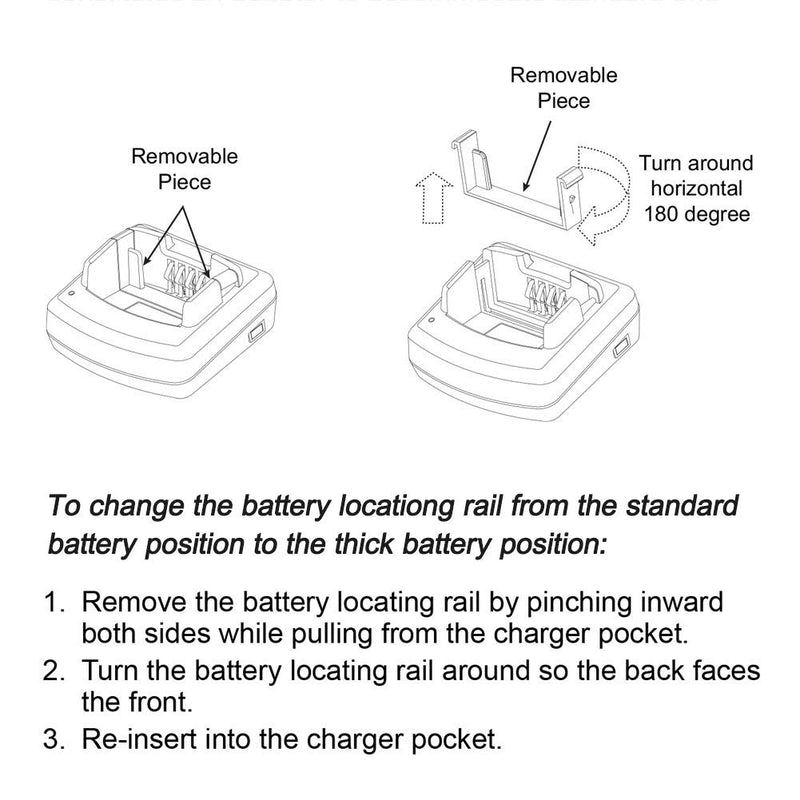 [Australia - AusPower] - Rapid Charger Compatible for Motorola CP110 RDM2070D RDU4100 RDV5100 RDU2020 RDU2080D RDV2020 RDV2080D RDM2080 RDU4160D Radio RLN6305 RLN6308 RLN6332A 