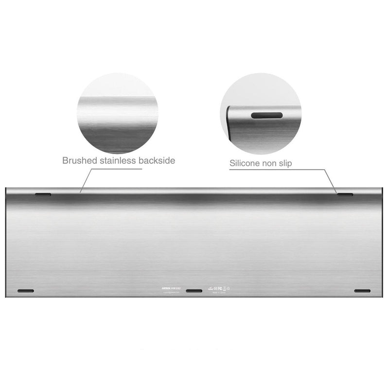 [Australia - AusPower] - Arteck HW193 2.4G Wireless Keyboard Stainless Steel Ultra Slim Full Size Keyboard with Numeric Keypad for Computer/Desktop/PC/Laptop/Surface/Smart TV and Windows 11/10/8 Built in Rechargeable Battery 