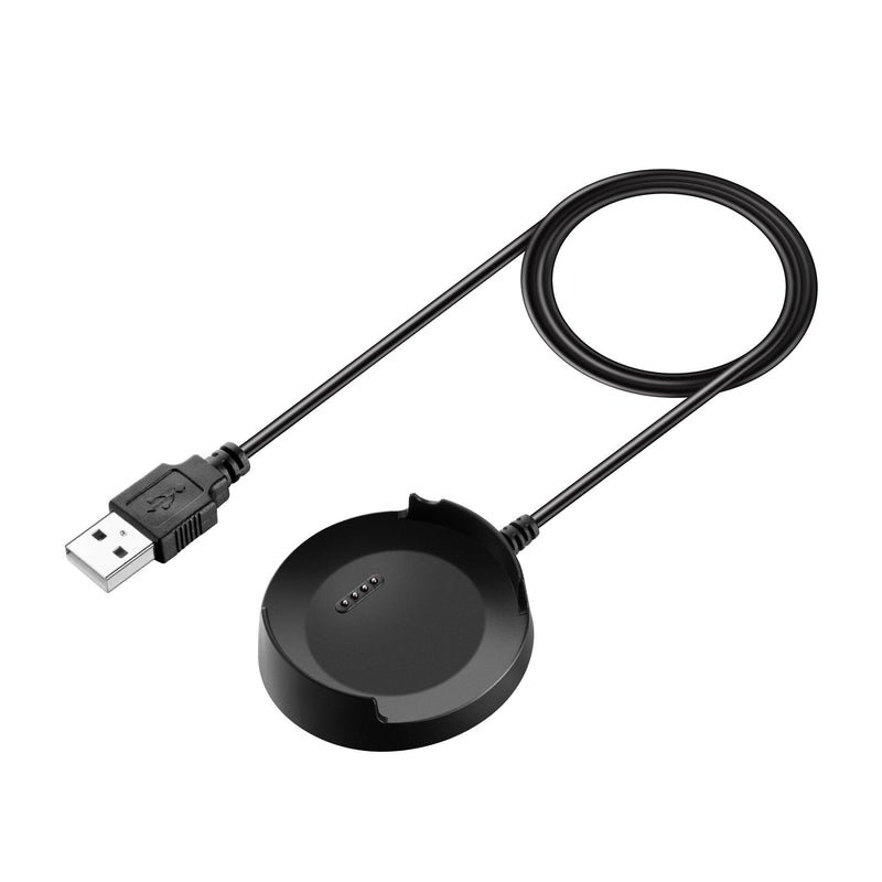 [Australia - AusPower] - FitTurn Charger Compatible with ZTE Quartz Charger Replacement 3.3ft USB Charger Charging Cable/Charging Base for ZTE Quartz Smartwatch(Black) 
