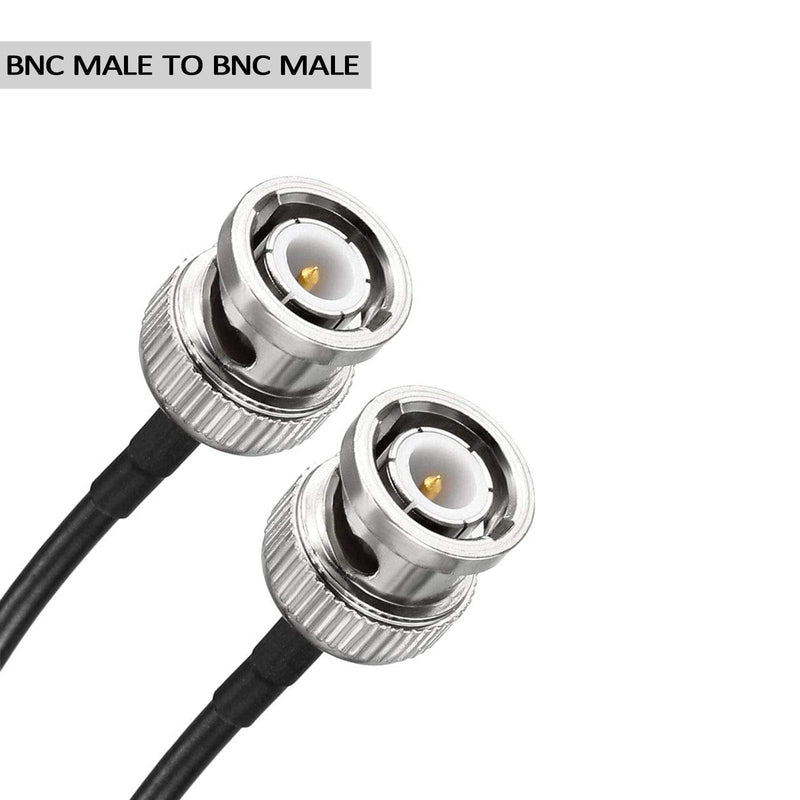 [Australia - AusPower] - 33ft /10m BNC Male to BNC Male RG174 Coaxial Extension Cable Video Signals, CCTV, DVR, Camera -2Pack 