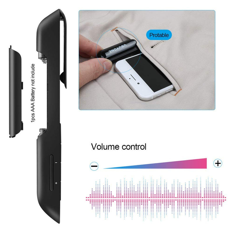 [Australia - AusPower] - UBUYONE Wireless Presenter Remote Presentation Pointer Clicker with Hyperlink&Volume Control USB PowerPoint Slide Advancer 