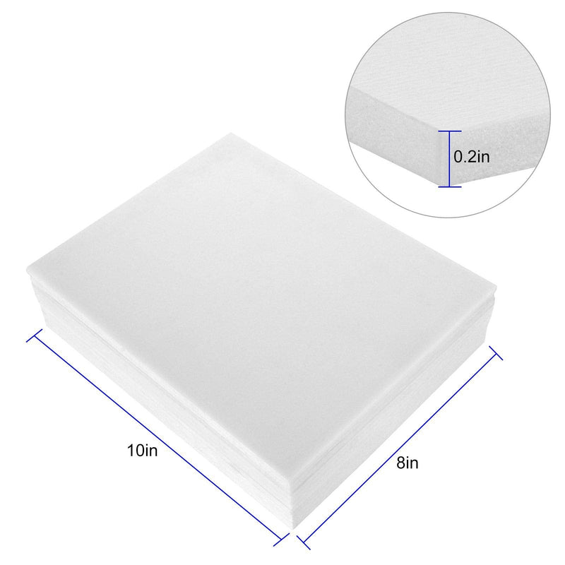 [Australia - AusPower] - 30Pack 3/16”Foam Boards, 10“x8” Foam Borad White Foam Sheet, White Polystyrene Poster Board Signboard for Presentations, School, Office & Art Projects 