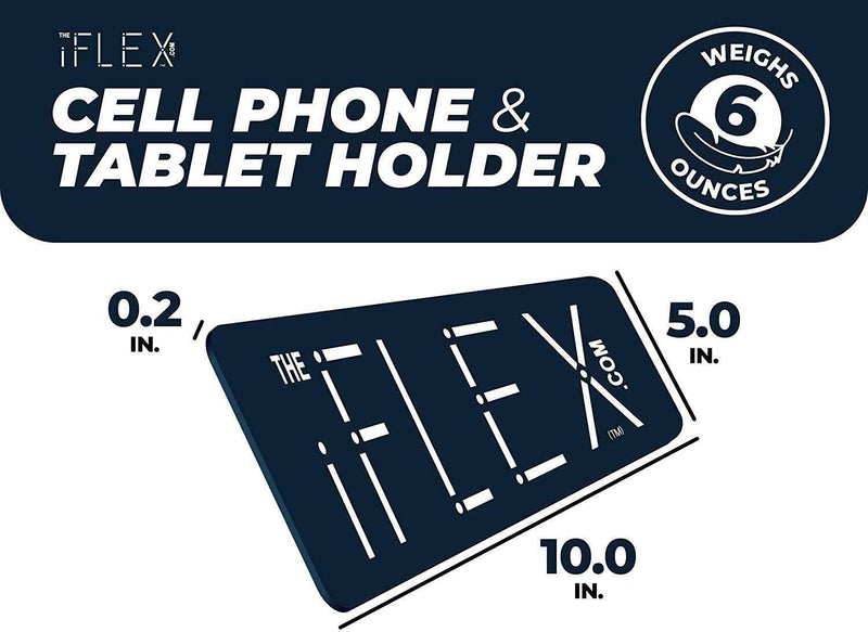 [Australia - AusPower] - iFLEX Adjustable Cell Phone Stand and Tablet Stand for Work and Home – Flexible Phone Holder Dark Navy Blue 