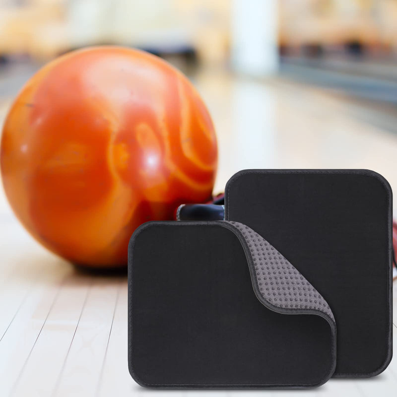[Australia - AusPower] - Zhanmai Bowling Ball Polisher and 2 Pieces Shammy Bowling Towel 10 x 8 Inches, Bowling Ball Cleaner See Saw Bowling Towel Black Microfiber Bowling Polisher Easy Grip Bowling Rag Bowling Accessories 