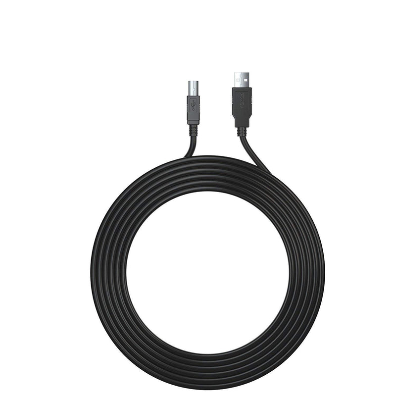 [Australia - AusPower] - 12Ft Extra Long USB-Printer-Cable 2.0 for HP OfficeJet Laserjet Envy; Canon Pixma; Epson Workforce, Stylus, Expression Home; Brother; Silhouette Cameo; Dell Scanner Fax Cord (3.6 m) 