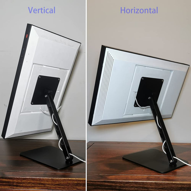 [Australia - AusPower] - Swivel and tilt Table Stand for Amazon Echo Show 15, Only Made for Echo Show 15 Three Rotating shafts The Stand is Made of Aluminum， Horizontal and Vertical Screen 360 Degree Switching Black 