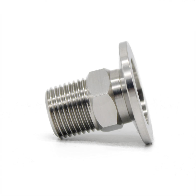 [Australia - AusPower] - QMINOX SS304 KF25 NPT Male Adaptor thread 1/2" NW25 KF Male coupling ISO-KF25 X NPT 1/2" KF25×1/2" 