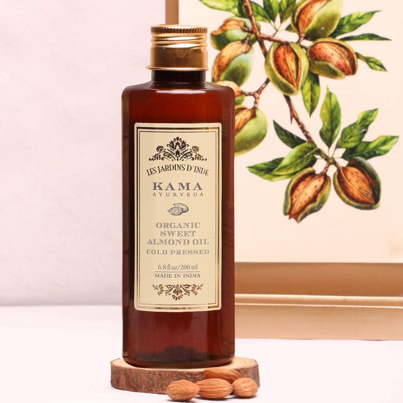 [Australia - AusPower] - Kama Ayurveda Organic Sweet Almond Oil, 200ml 