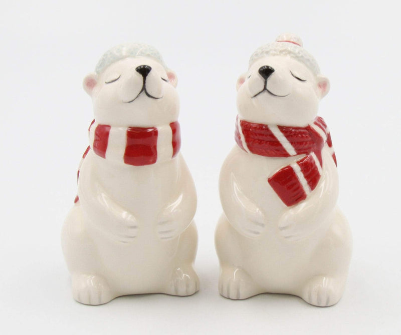 [Australia - AusPower] - Cosmos Gifts Christmas Polar Bear S/P Salt and Pepper Set, Multicolored 