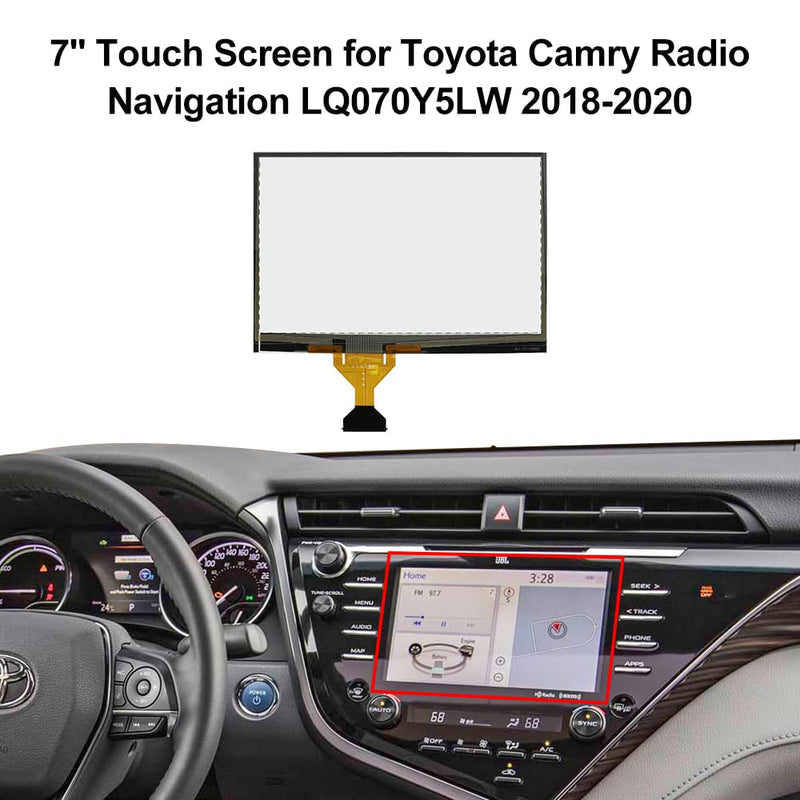 [Australia - AusPower] - 7'' Touch Screen for Toyota Camry Radio Navigation LQ070Y5LW 2018-2020 