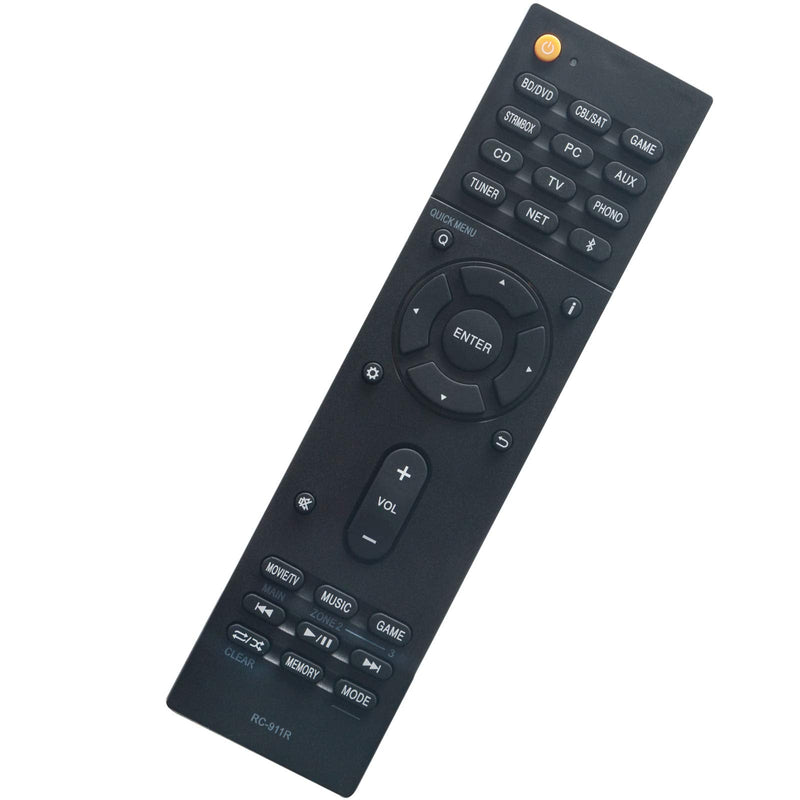 [Australia - AusPower] - RC-911R Replaced Remote Control Fit for Onkyo AV Receiver RC911R HT-R695 TX-NR555 TX-NR656 TX-NR757 TX-RZ610 