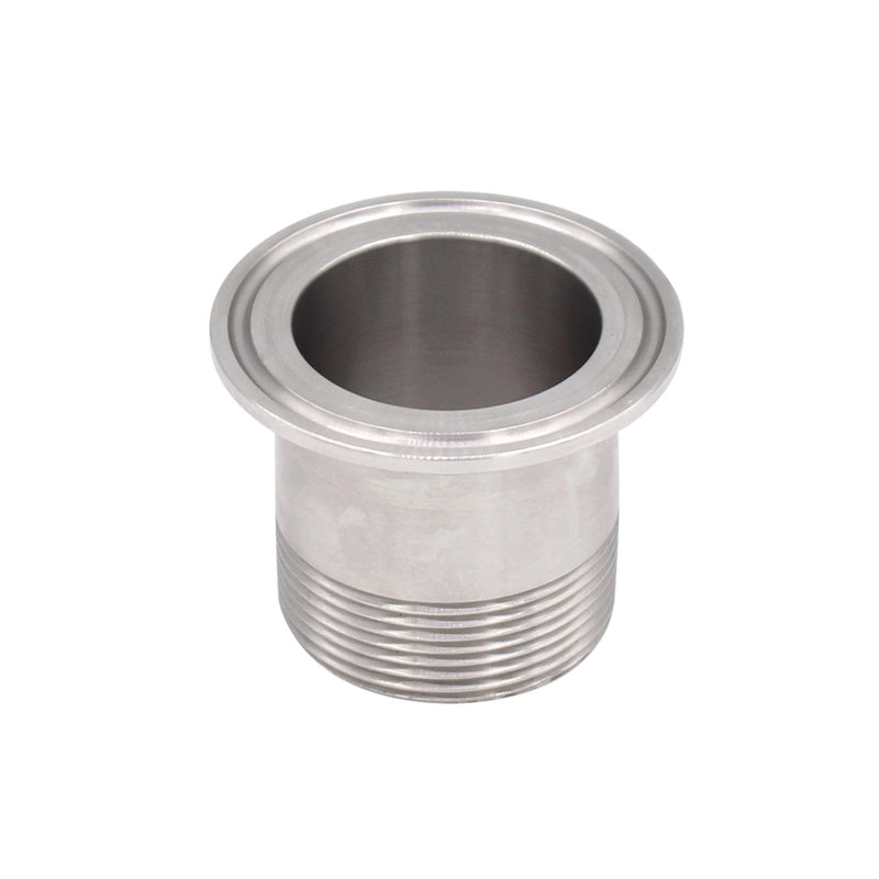 [Australia - AusPower] - DERNORD Sanitary Male Threaded Pipe Fitting to 2 INCH ( OD 64mm Ferrule ) TRI CLAMP (Pipe Size: 1.5" NPT) Pipe Size: 1.5" NPT 