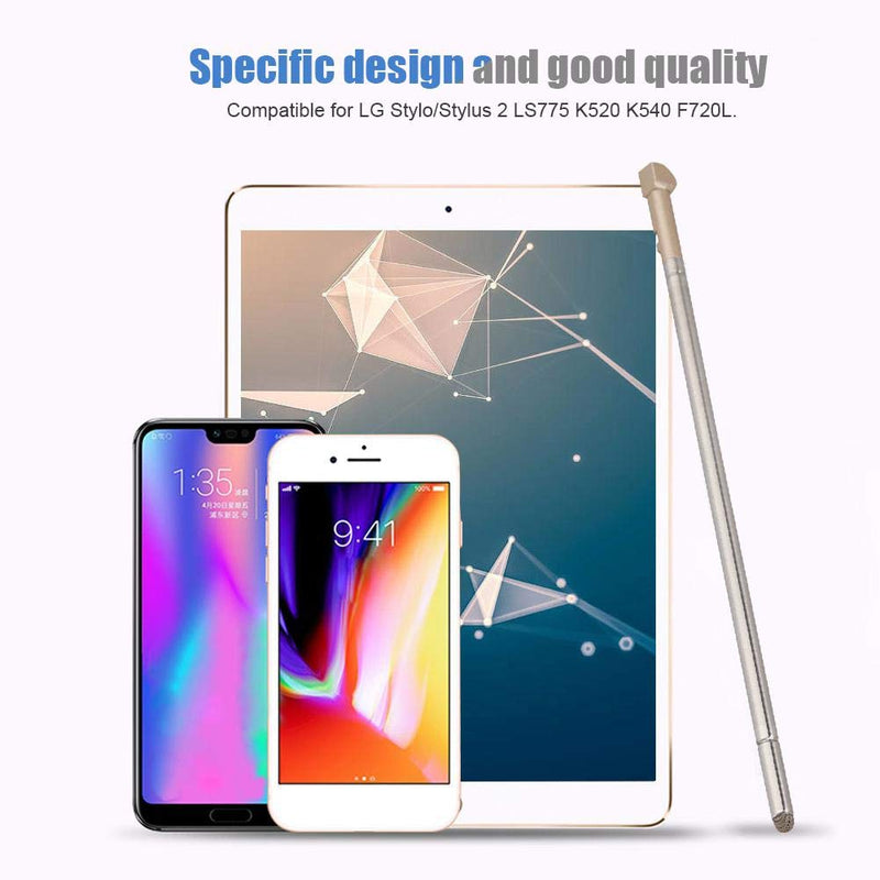 [Australia - AusPower] - Touch Screen Pens Fine Tip Active Digital Stylus Pens for Touch Screens Universal Stylus Pencil for LG Stylo/Stylus 2 LS775 K520 K540 F720L(Gold) Gold 