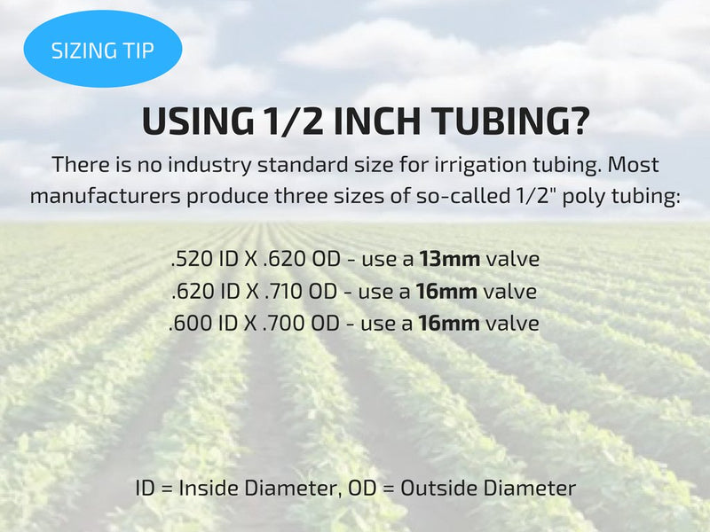 [Australia - AusPower] - Habitech 2-Pack In-Line Barbed Ball Valve 13mm For 1/2 Inch Tubing .520 ID - Regulate and Shut-Off/On Water Flow 13mm (1/2" Tube .520 ID) 
