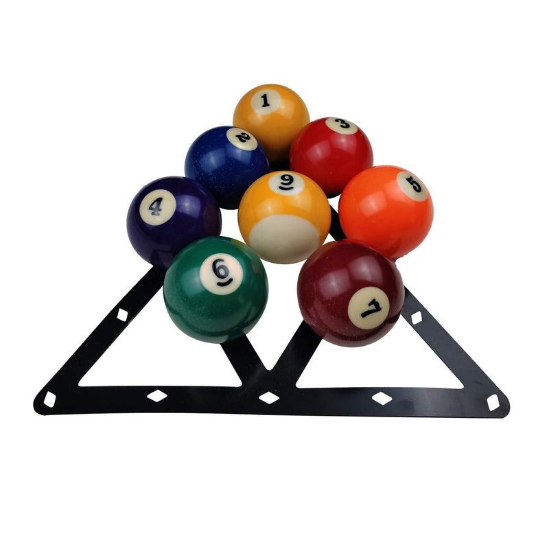 [Australia - AusPower] - WALIKEN Triangle Rack Pool Table Ball Holder Positioning Rack Billiard Accessory Magic Ball Rack Holder Sheet Billiards Triangle Cue Accessories 