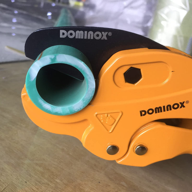 [Australia - AusPower] - DOMINOX 1 1/4'' Ratchet Type Pipe Cutter, Suitable for professional plumbers and DIY Home worker, Suitable for cutting Pex, PVC and PPR plastic hoses and Plumbing Pipe. 