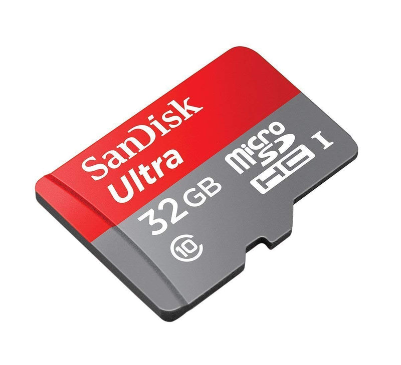 [Australia - AusPower] - SanDisk 32GB Micro Ultra Memory Card works with VTech Kidizoom DUO Blue, Pink Selife, Action Cam 180, Camera SDHC UHS-I with Everything But Stromboli (TM) Card Reader 