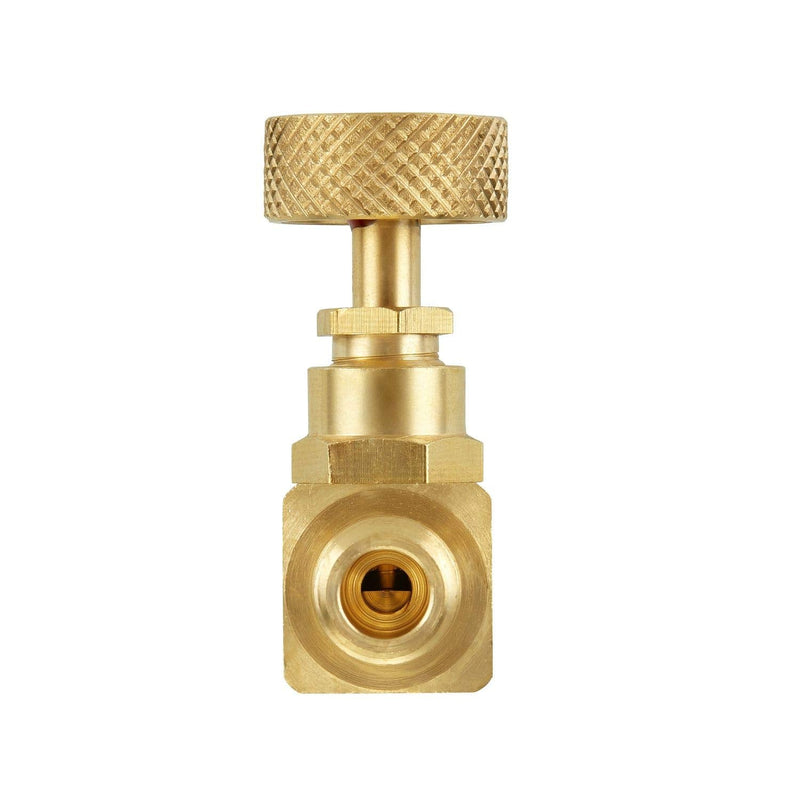 [Australia - AusPower] - Litorange 2 Pack Heavy Duty Brass Replacement Control Needle Valve 1/4" Male NPT X 1/4" Female NPT Connection 2PCS 1/4 Female x Male 