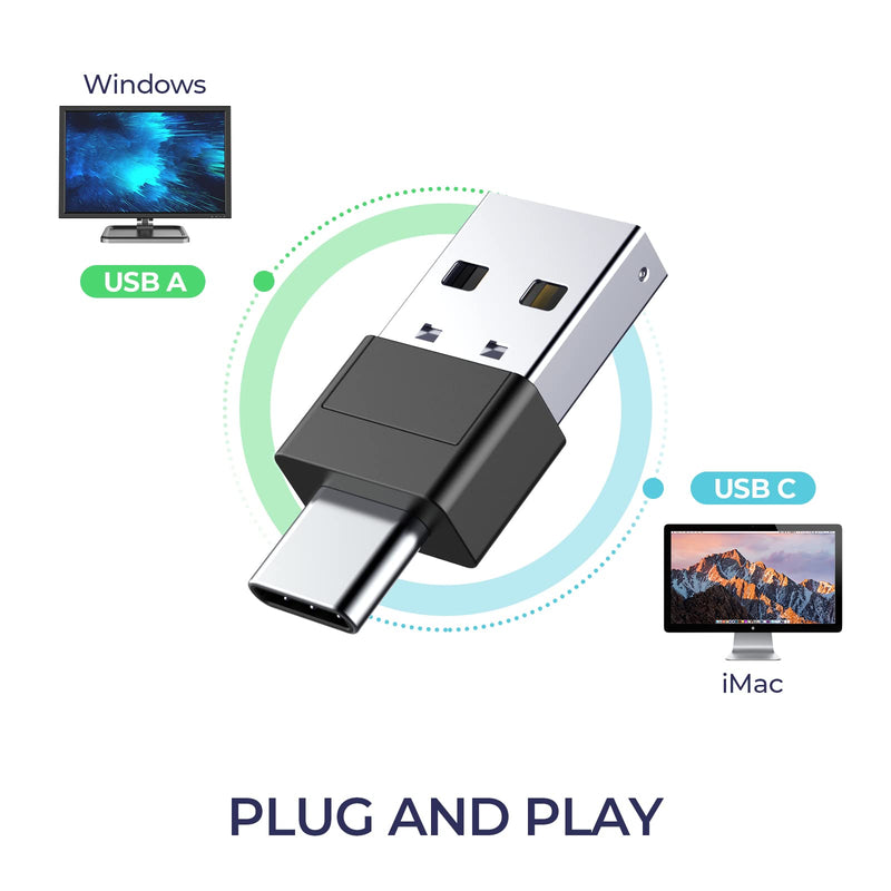 [Australia - AusPower] - iClever GK20 2.4G Wireless Keyboard, USB-C Rechargeable Stainless Steel Ultra Slim Full Size Keyboard with Numeric Keypad for Windows 7/8/10, Mac, Chromes OS, iMac, MacBook Air/Pro, Laptop, Desktop PC Black 
