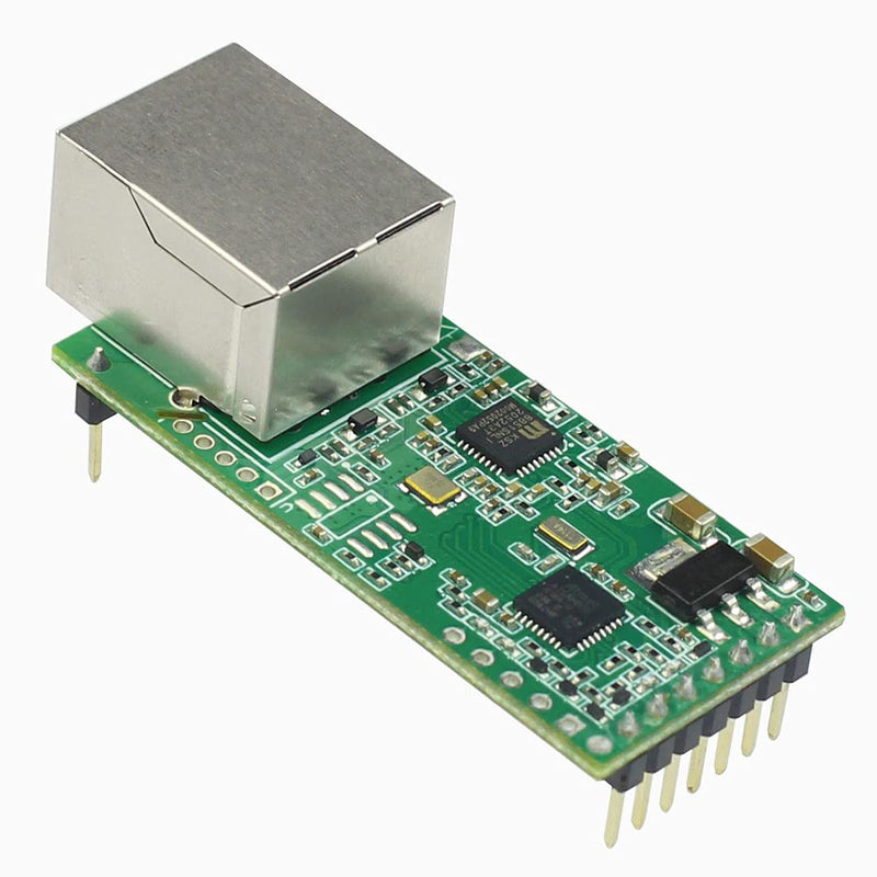 [Australia - AusPower] - PUSR USR-TCP232-T2 Tiny Serial Ethernet Converter Module Serial UART TTL to Ethernet TCPIP Module Support DHCP and DNS (1Piece) 1Piece 