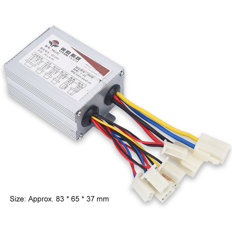 [Australia - AusPower] - 24V Motor Brushed Controller Box Speed Controller for Electric Bicycle Scooter Ebike (350W) 350W 