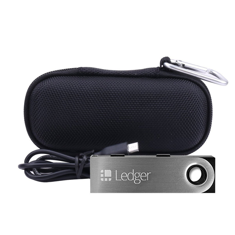 [Australia - AusPower] - Hard Case Replacement for Ledger Nano S X BTC Bitcoin Wallet Hardware by Aenllosi Black 