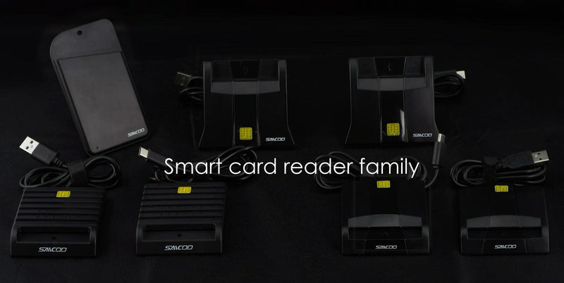 [Australia - AusPower] - Type-C Saicoo CAC Reader, Smart Card Reader Military, DOD Military USB Common Access CAC Smart Card Reader - Compatible with Mac OS, Win,Linux V7 (USB-C) type C 