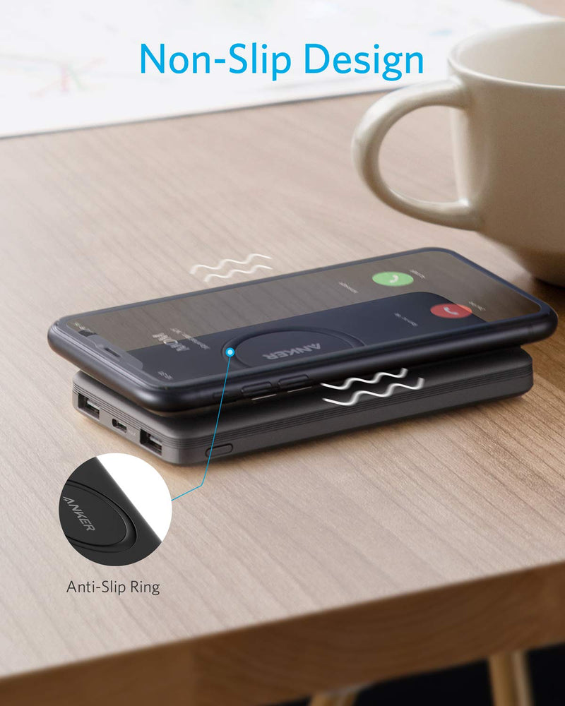 [Australia - AusPower] - Anker Wireless Power Bank, PowerCore 10,000mAh Portable Charger with USB-C (Input Only), External Battery Pack Compatible with iPhone 12, Mini, Pro, Pro Max, Samsung, iPad 2020 Pro, AirPods, and More. 