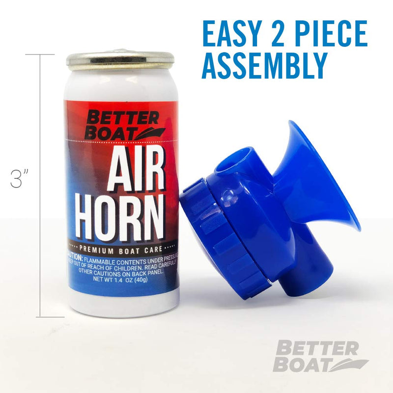 [Australia - AusPower] - Air Horn for Boating Safety Canned Boat Accessories | Marine Grade Airhorn Can and Blow Horn or Compressed Horn Refills 