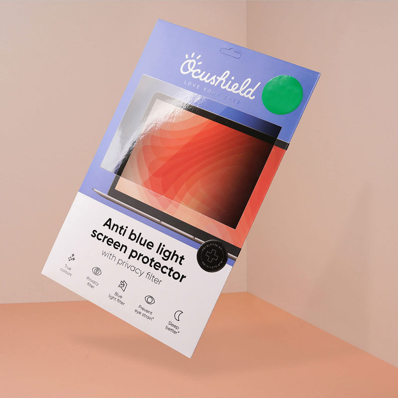 [Australia - AusPower] - Ocushield 17” (5:4) Premium Anti Blue Light Screen Protector with Privacy Filter for Laptops and Computer Monitors - Anti-Glare - Easy Install - Anti-Fatigue (338 x 271 mm) 17" (5:4) (338 x 271mm) 