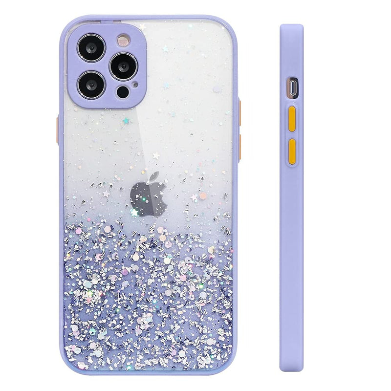 [Australia - AusPower] - Yoedge Shiny Case for Huawei P30 Lite / P30 lite New Edition/nova 4e, Glitter Bumper Protective Cover, Sparkle Bling Clear Phone Case Compatible with Huawei P30 lite New Edition 6.15 inch,Purple Purple for Huawei P30 Lite / Lite New Edition / nova 4e 