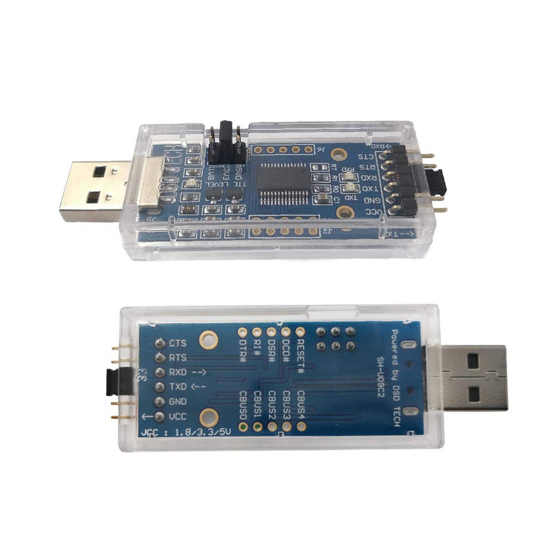 [Australia - AusPower] - DSD TECH SH-U09C2 USB to TTL Adapter Built-in FTDI FT232RL IC for Debugging and Programming 