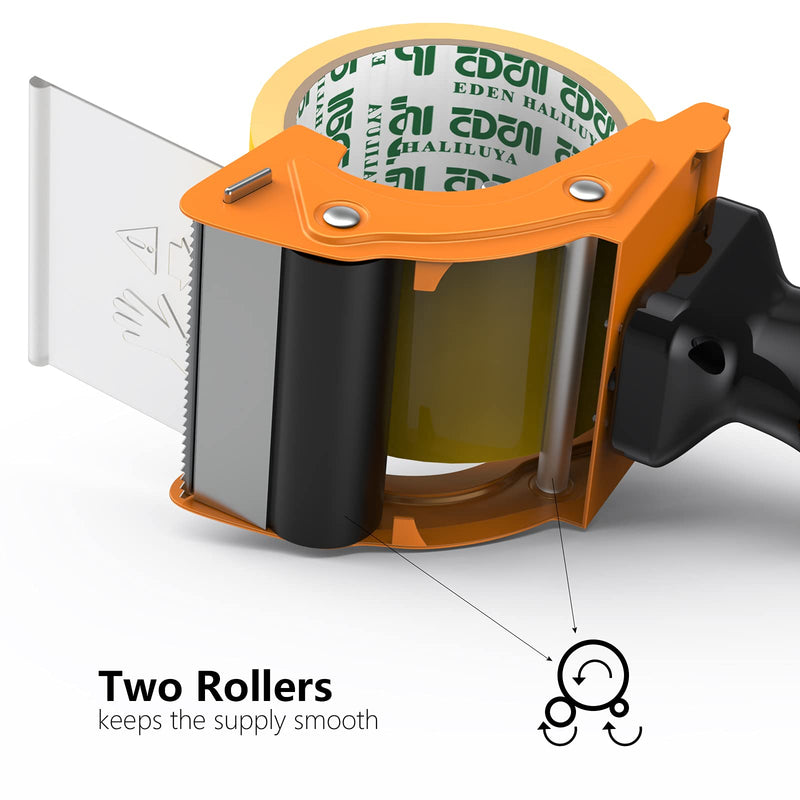 [Australia - AusPower] - PROSUN Fast Reload 3 Inch Wide Large Tape Gun Dispenser Packing Packaging Sealing Cutter (TG04-ORG) 