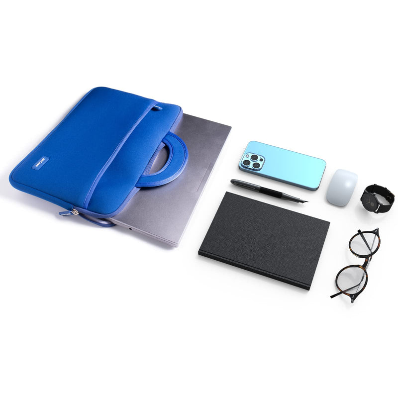 [Australia - AusPower] - amCase for Chromebook Case-11.6 to 12 inch Neoprene Travel Sleeve with Handle-Blue 11.6 to 12 inch Blue 