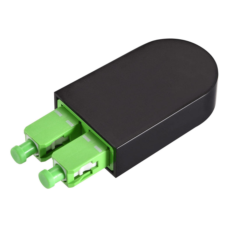 [Australia - AusPower] - uxcell SC Fiber Optic Loopback Adapter, SC Single Mode 9/125 Tester Adapter - Green 