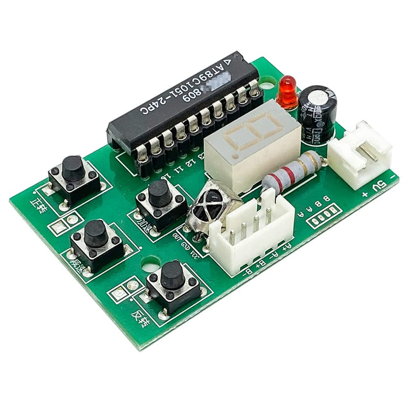 [Australia - AusPower] - DC 4V-6V 5V 2-Phase 4-Wire Stepper Motor Driver Controller Board Mini Stepping Motor Adjustable Speed Regulator with Remote Control CW CCW Drive Module 