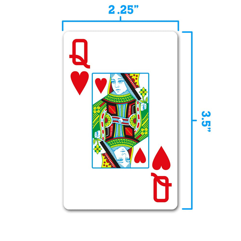 [Australia - AusPower] - Copag 4-Color Legacy Design 100% Plastic Playing Cards, Bridge Size Jumbo Index Red/Blue Double Deck Set… 