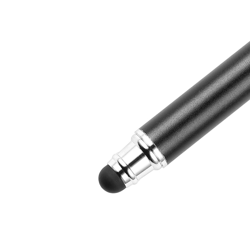 [Australia - AusPower] - Capacitive Stylus Pens, Rubber Tips 2-in-1 Series, High Sensitivity & Precision styli Pens for Touch Screens Devices (Black/Silver/Rose Gold) 