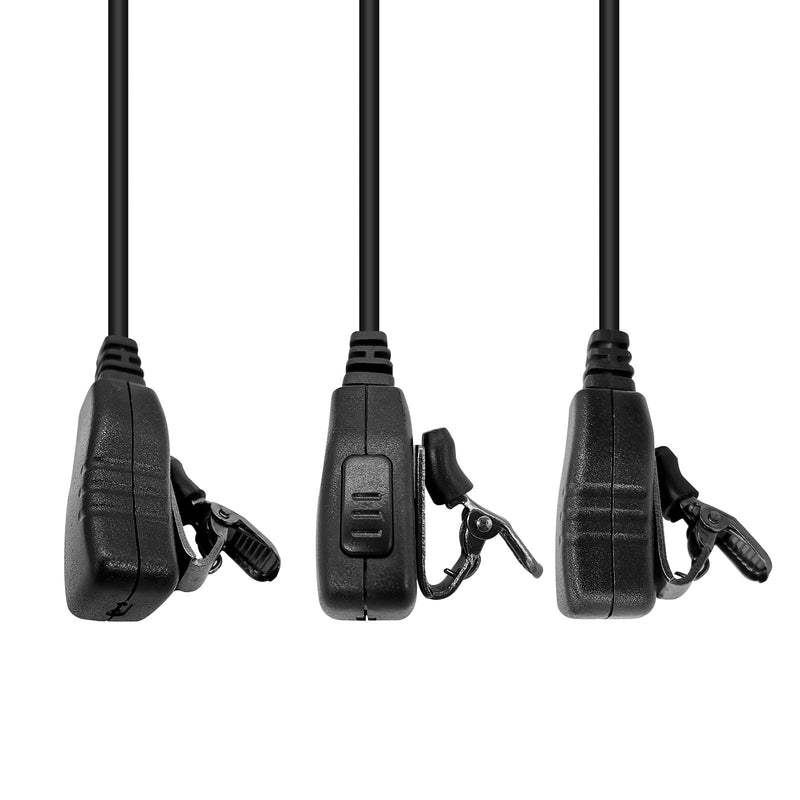 [Australia - AusPower] - WODASEN C Swivel Earpiece Swivel Radio Headset with PTT Mic Compatible with HYT Hytera BD502 BD502i PD502 PD562 TC-508 TC-580 