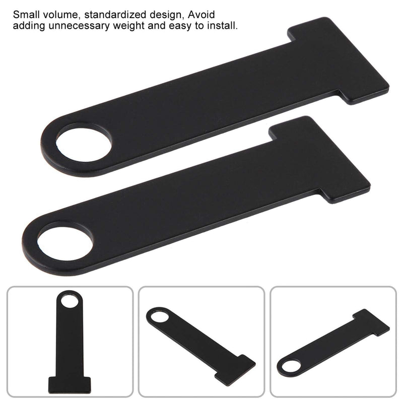 [Australia - AusPower] - Fydun Motorcycle Strap D-Ring Lock Strap D-Ring Lock Stainless Steel Motorcycle Universal Modification Accessory black 